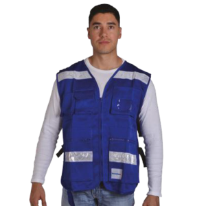 Chaleco tipo gabardina