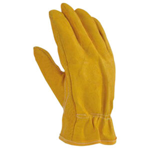 Guante argonero de piel de cerdo con elástico