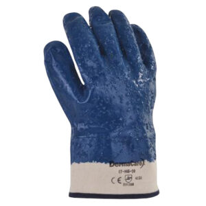 Guante de algodón con nitrilo granulado