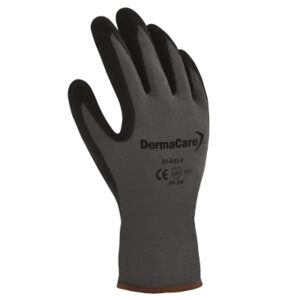 Guante nylon gris con polímeros