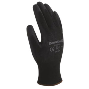 Guante nylon negro con poliuretano