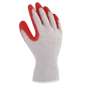 Guante tipo japonés con látex rojo