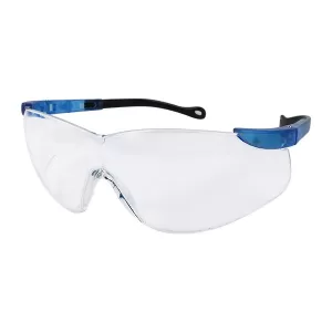 Lente claro armazón azul antiempaño